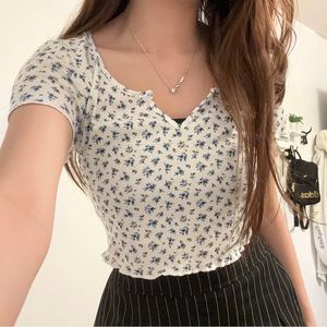 Mini Flowers Croptop